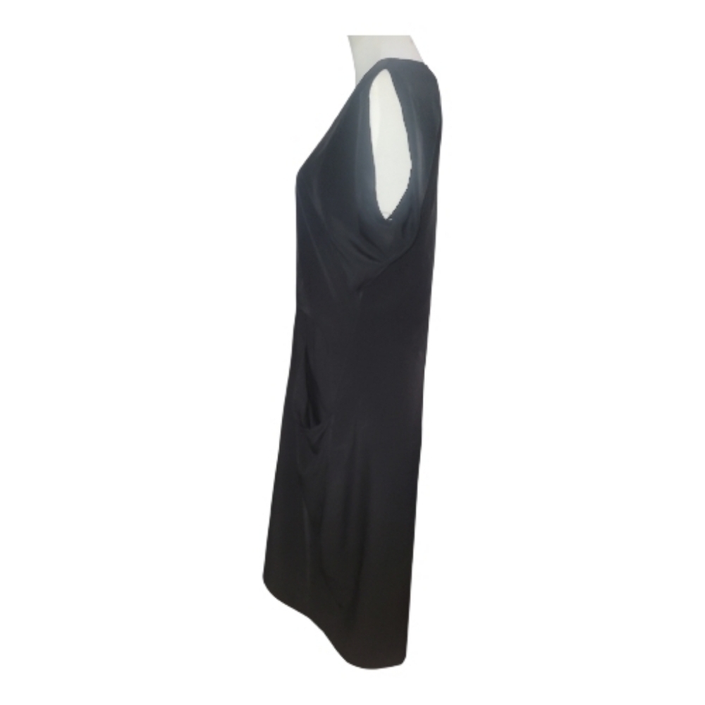 All Saints Black zoe Midi Dress 6 - Picture 4 of 6